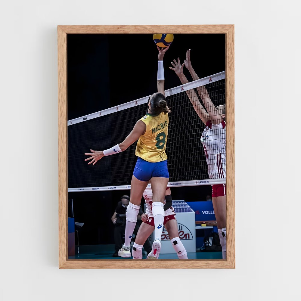 Poster Brazil National – affiche Volleyball (vue 4)